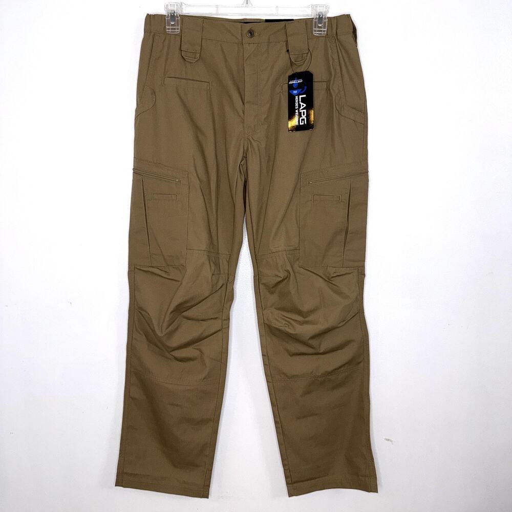 LAPG Pants Mens 36x34 Brown Atlas Tactical Cargo Water Repellent STS Outdoor NEW